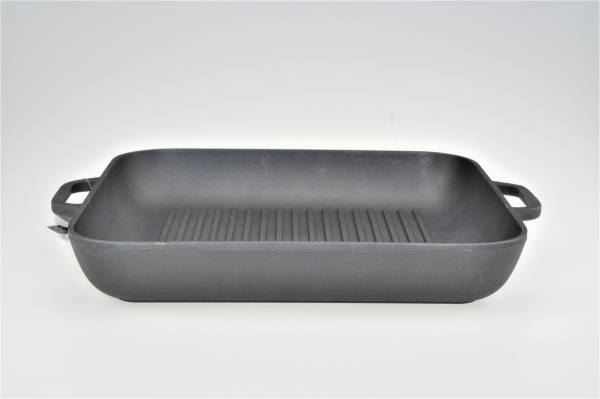 28 x 28 cm Grillpfanne Bratpfanne aus Gusseisen